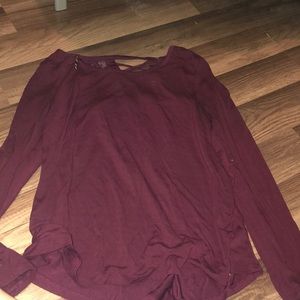 Long sleeve lace shirt